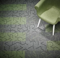 Ковровое покрытие Flotex Triad planks 131003 green